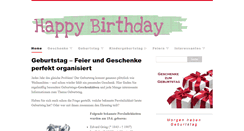 Desktop Screenshot of geschenke-zum-geburtstag.net